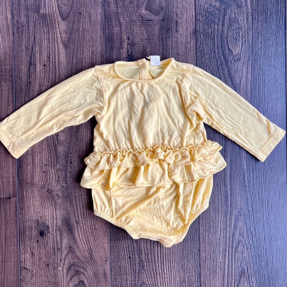 kate quinn long-sleeve ruffle bubble
